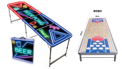 LED Beer Pong Table