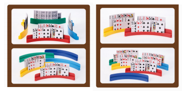 Set of 2 Free Standing Card Holders