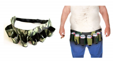 6 Pack Beer Belt with Buckle